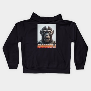 GLADOAPE 1 Robotic Space War Gladiator ape T-Shirt Kids Hoodie